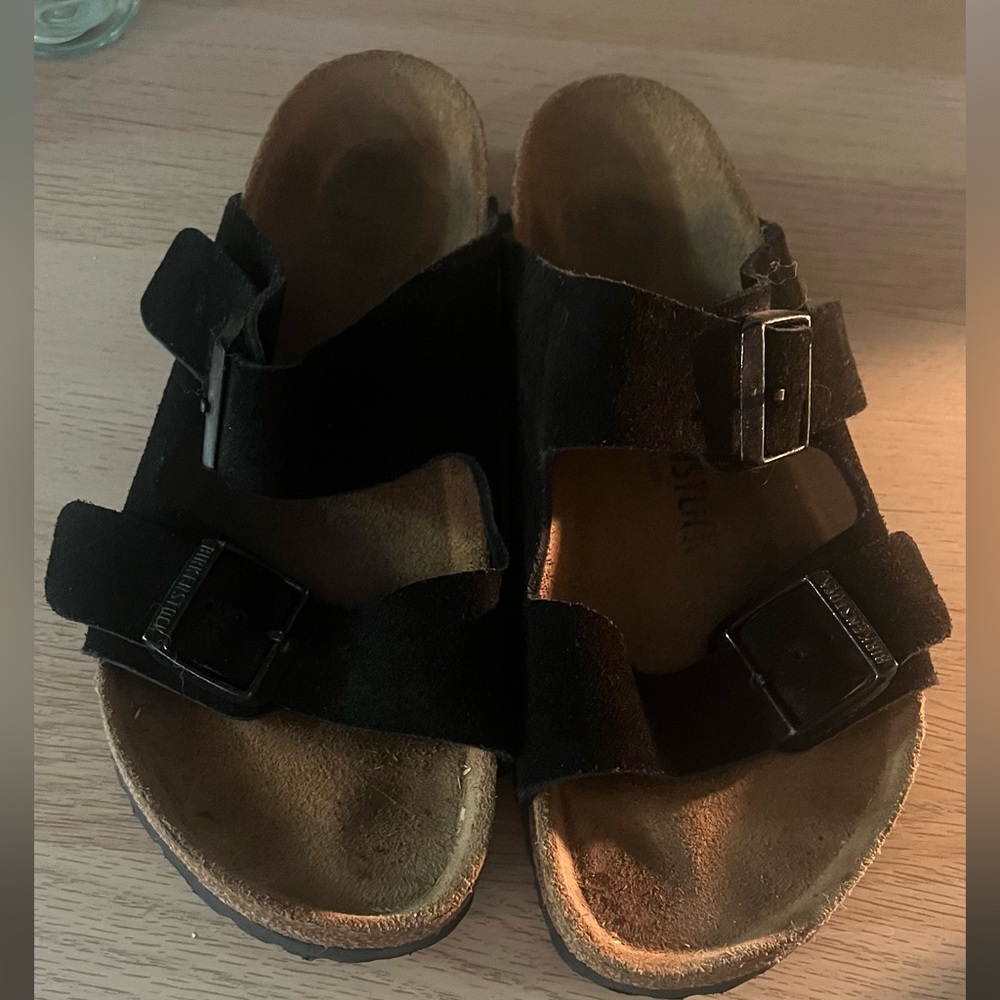 Birkenstock Arizona Soft Footbed Sandal Suede W 39 Lightly Worn